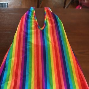 Rainbow tight jumpsuit. Worn only once